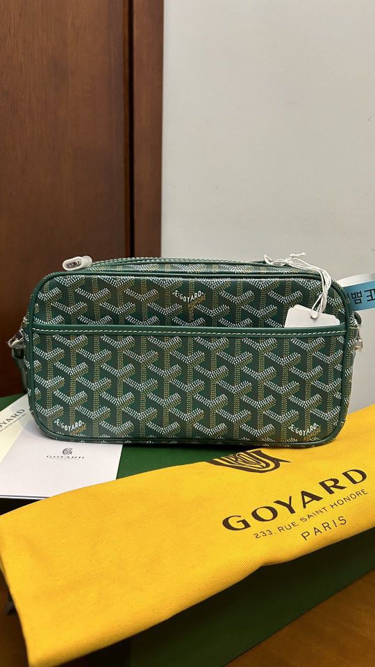 Goyard green camera Bag 020189
